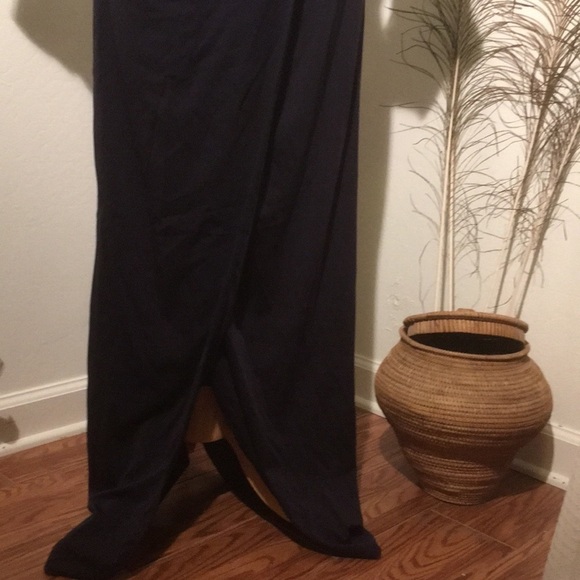 Coco Collection Dress formal fancy lace navy blue size Medium - Picture 5 of 9